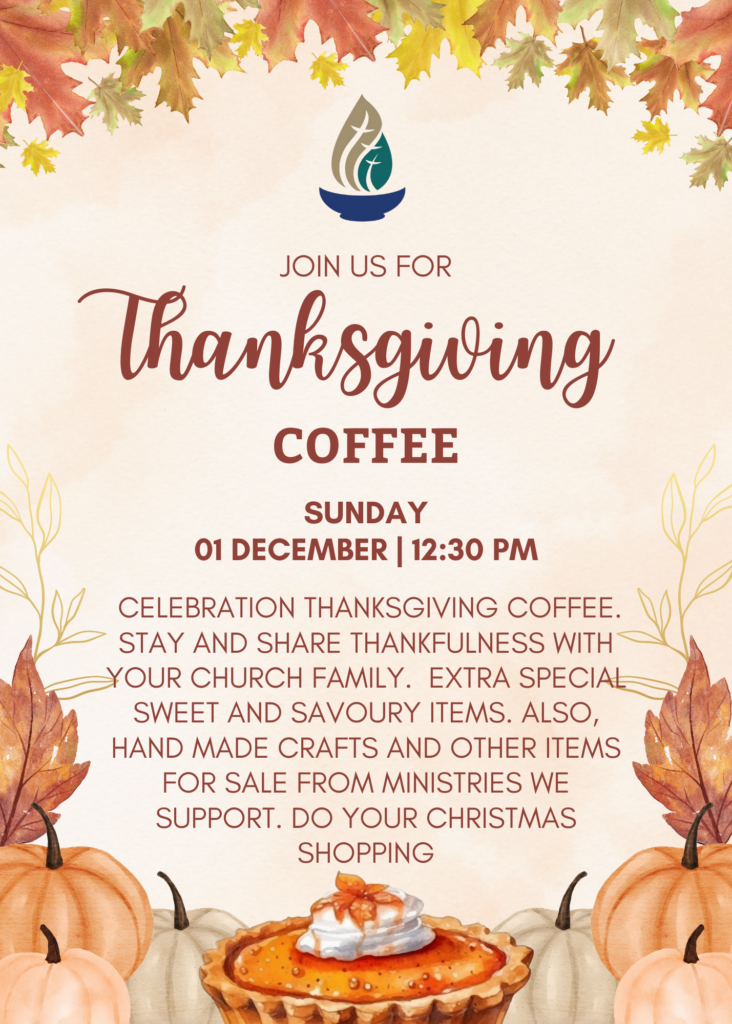 Thanksgiving Coffee Poster