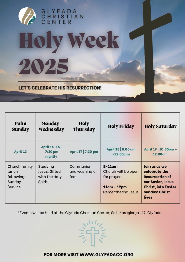 Holy Week 2025 Events