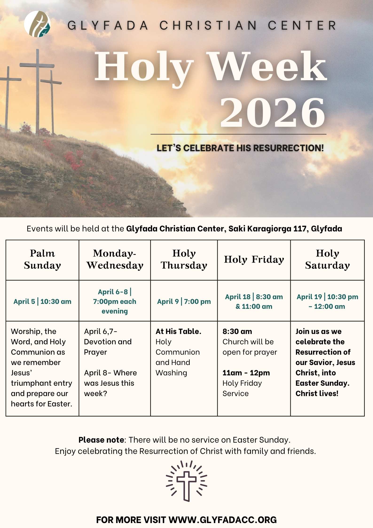 Featured image for “Easter Program 2026”